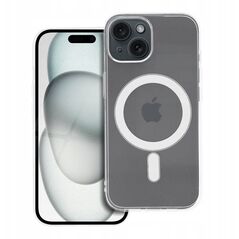 Θήκη CLEAR CASE 2 mm για IPHONE 15 συμβατή με MagSafe (προστασία κάμερας) διάφανη