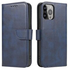 Θήκη Magnet Case με πτερύγιο για iPhone 16e - μπλε
