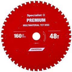 Δίσκος κοπής 160x48Tx20mm, Πολυϋλικό PREMIUM, SPECIALIST+