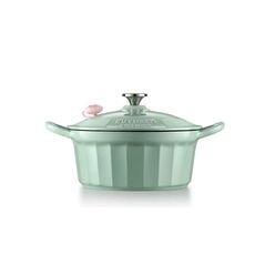 BUYDEEM Σμάλτο χυτοσίδηρο 3,9L, μοντέλο CP551, χρώμα Cozy Greenish