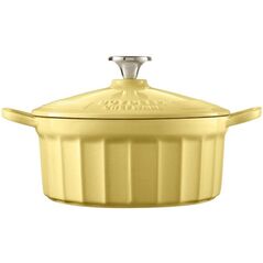 Σμάλτο χυτοσίδηρο BUYDEEM 2,9L, μοντέλο CP521, χρώμα Mellow Yellow