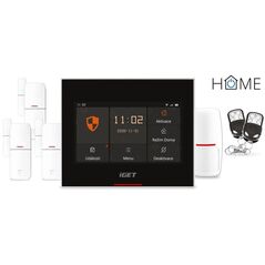 iGET HOME X5 Advanced - Οικιακό Wi-Fi έξυπνο σύστημα συναγερμού με LCD, πλήρες σετ, υποστήριξη Tuya