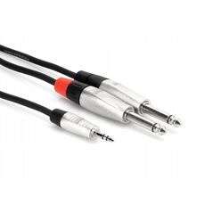 Hosa - Kabel PRO TRS 3.5mm - 2 x TS 6.35mm 3m
