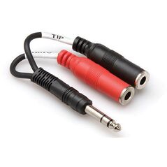 Hosa - Stereo Breakout TRS 6.35mm - 2 x TSf 6.35mm