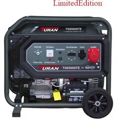 Βενζινοκίνητη γεννήτρια Turan TG6500STE LimitedEdition, 5,5 kW Max, AVR, 230 V/400 V