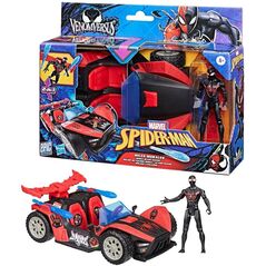 Spider-Man Morales Ταχύτητα Αγωνιστικό & Φιγούρα 10 εκ.