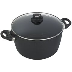 Σουπιέρα με καπάκι 28 cm 8L, επαγωγή Μαύρο Swiss Diamond