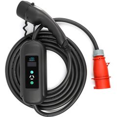 φορτιστής ηλεκτρικού αυτοκινήτου eLOAD+, 11 kW, 8-16 A, 3-φάσεων, CEE-Type2, 10 m