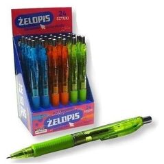 Żelopis Semi Gel niebieski (24szt) EDUKAMP