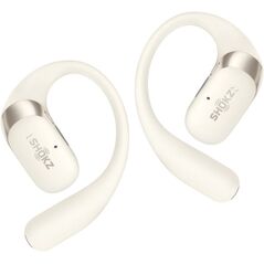 SHOKZ OpenFit 2 wireless earbud headphones, beige