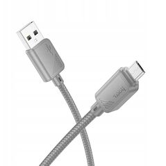 Καλώδιο USB A σε Micro USB HOCO 2,4A 1 m X113 γκρι