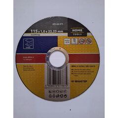 ΤΡΟΧΟΣ ΚΟΠΗΣ ΧΑΛΥΒΑ 115X1.0X22,23 MM ΕΠΙΠΕΔΟΣ [HOME]