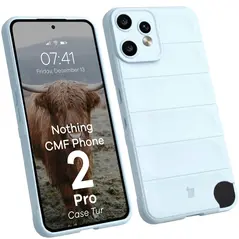 Pancerne etui Bizon Case Tur do Nothing CMF Phone 2 Pro jasnoniebieskie