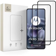 TEMPERED GLASS TECH-PROTECT GLASS FIT+ 2-PACK MOTOROLA MOTO G86 5G / G86 5G POWER BLACK