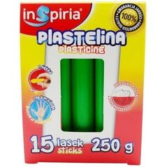 Πλαστελίνη πράσινη 15 μπαστούνια 250g