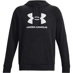 Φούτερ με κουκούλα Under Armour Rival Fleece Logo Hoodie - μαύρο/λευκό