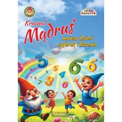 Krasnal Mądruś naucza dzieci cyferek i liczenia BR EDUKAMP