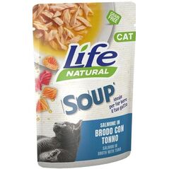 Life Cat NaturalZupa dla Kota Łosoś Tuńczyk 60g