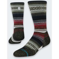 Κάλτσες Stance Mid Wool Crew 1 ζευγάρι ΜαύροΚόκκινο