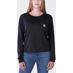 Μπλούζα με Μακρύ Μανίκι Carhartt Light Black