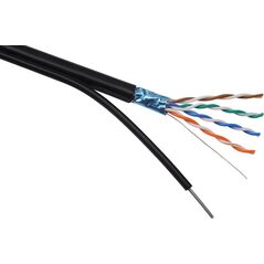Solarix outdoor kabel instalacyjny FTP CAT5e przewód PE 305m/box konsolowe SXKD-5E-FTP-PE-SAM