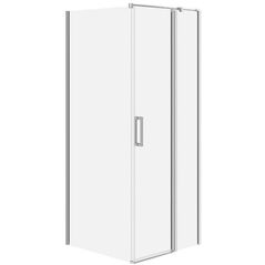 Σετ C105 Καμπίνα Moduo Ζαβιάς Δεξιά 80x90x195 Σκ Τρανς Βιρ