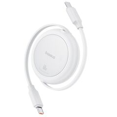 Baseus Free2Pull Mini USB-C to USB-C USB cable, 60W, 1, white (P10364500211-01) (BASP10364500211-01) έως 12 άτοκες Δόσεις