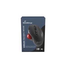 MediaRange Optical 7-Button Wireles with Trackball.Scrool Wheel, DPI 800-2400, Black/Red (MROS263) έως 12 άτοκες Δόσεις
