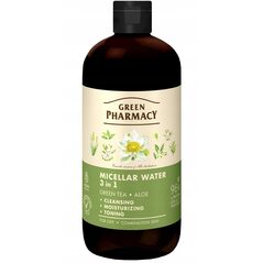 ΝΕΡΟ MICELLAR 3 ΣΕ 1 ΠΡΑΣΙΝΟ ΤΣΑΙ ΚΑΙ ΑΛΟΗ 500 ML