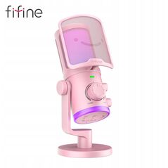 Μικρόφωνο πυκνωτικό στούντιο Fifine AM6P με RGB ΑΠΟΣΒΕΣΗ ΘΟΡΥΒΟΥ