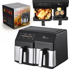 Extralink Home Air Fryer SJ-1000 10L EU | Frytkownica | (6L+4L)  2500W