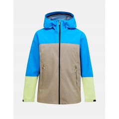 Αδιάβροχο μπουφάν Peak Perfomance Trail Hipe Shell Jacket - bril blue/avid beige/sunny adv