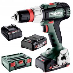 METABO.SB 18 L Quick σε metaBOX 145 θήκη, με φορτιστή SC 30 + 2 μπαταρίες Li-Ion 18 V / 2.0 Ah
