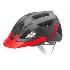 Κράνος ποδηλάτου RH+ BLACK COMBO MATT DARK GREY RED XS/M
