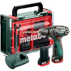 Βασικό Σετ METABO.PowerMaxx SB Κινητό εργαστήριο + 2 μπαταρίες Li-Ion 12V/2.0 Ah με φορτιστή LC 40 + 41 στοιχεία