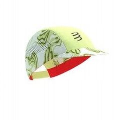 Καπέλο Compressport Pro Racing Cap - πράσινο καμουφλάζ/φλουό κόκκινο