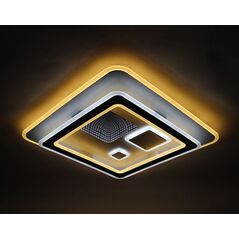 Κρεμαστό φωτιστικό LED BALTIK GAISMA, 2x119W, 2700-6400K, 2x 5146 lm, 58.5x58.5x6.5cm, με τηλεχειριστήριο