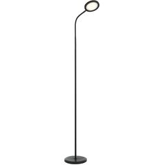 LED επιδαπέδιο φωτιστικό G.LUX, 12W, 3000-5000K, 1100lm, ρυθμιζόμενο, μαύρο