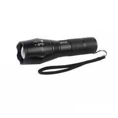 Φακός ENTAC, 5W, 3AAA, Alu, 500 lm, με βάση ποδηλάτου, μαύρο χρώμα.