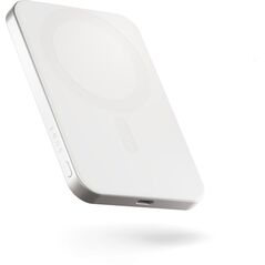 ZENS Pro 1 - Επαγωγική Power Bank - λεπτή - 5000 mAh - 15 Watt - σε καλώδιο: USB-C - λευκό