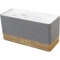 Soundmaster UR630WE ραδιόφωνο Ρολόι Γκρι, Λευκό