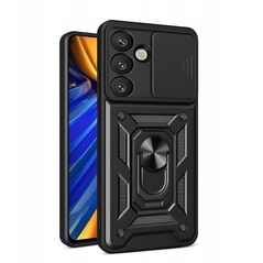 Θήκη Hybrid Armor Camshield με βάση και προστατευτικό κάμερας για Vivo Y39 5G / Y300i 5G - μαύρο