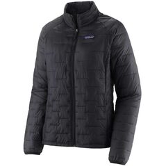 Γυναικείο μπουφάν με επένδυση Patagonia Micro Puff Jacket - black/black