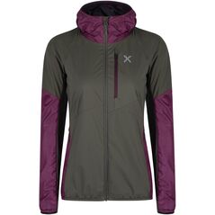 Γυναικείο μπουφάν σκι Montura Alpha Evo Jacket - sage green/wine red