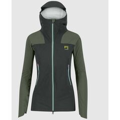 Kurtka damska Karpos Valsesia Shell Jacket - black sand/thyme