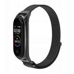 Νάιλον λουράκι για XIAOMI Mi Band 5 / 6 / 7 μαύρο (05)