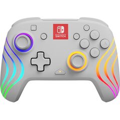 Ασύρματο χειριστήριο PDP Afterglow Wave Nintendo Switch, λευκό