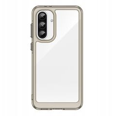 Θήκη Outer Space Case για το Samsung Galaxy A36 με ελαστικό πλαίσιο - ημιδιαφανές, μαύρο