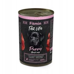 Fitmin For Life υγρή τροφή με βοδινό για κουτάβια 400g