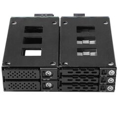 Πίσω πλαίσιο JOUJYE JJ-N-2937NVMe16 για 2x2,5 ίντσες NVMe U.2 + 3x2,5 ίντσες HDD/SSD SATA3/SAS3 έως 12Gbps MiniSAS HD SFF8643 σύνδεση
